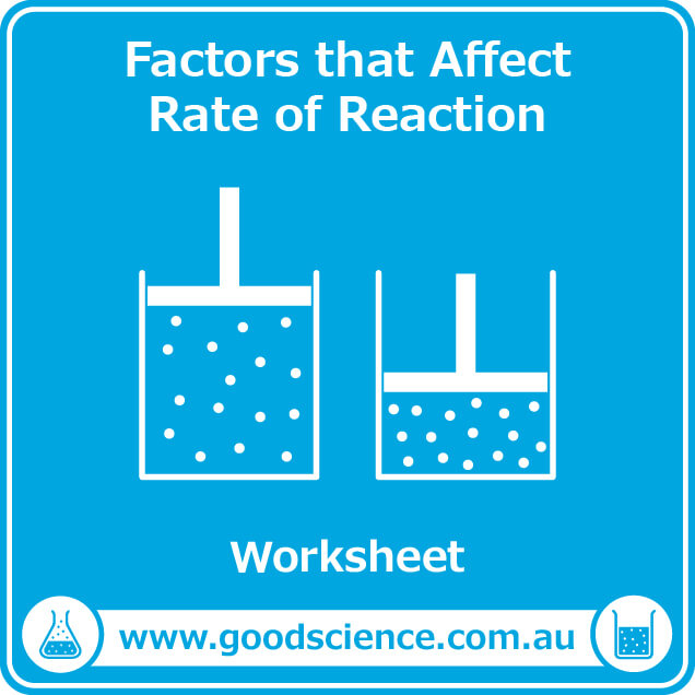 34 Rates Of Reaction Worksheet Support Worksheet