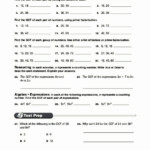 50 Factoring Greatest Common Factor Worksheet Chessmuseum Template