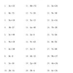 8 7Th Grade Factoring Expressions Worksheet Algebraic Expressions