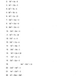 9 Factoring Perfect Square Trinomials Worksheet Worksheeto