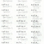 Advanced Algebra 2 Factoring Worksheet Worksheet Addition
