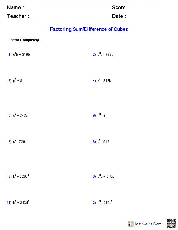 Algebra 2 Worksheets Polynomial Functions Worksheets