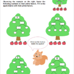 Cartoon Factor Tree Worksheet The Factor Tree Is Placed Inside A Green