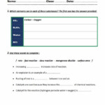 Chemical Reaction Rates Worksheet Reaction Rate Chemical