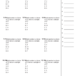 Determining Factors And Multiples Worksheets Free Download Gambr co