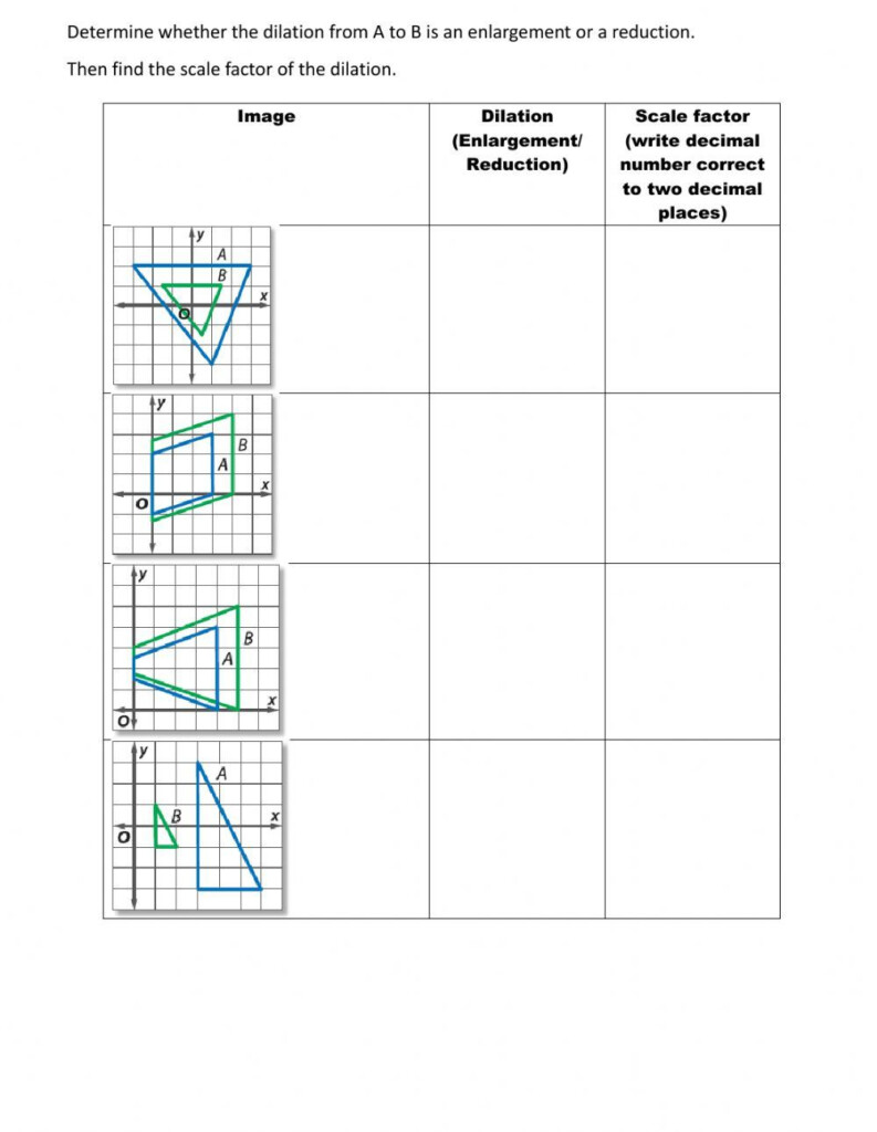 Dilation And Similarity Worksheet Free Download Goodimg co