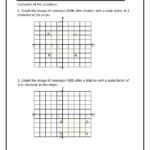 Dilations And Scale Factors Independent Practice Worksheet Free