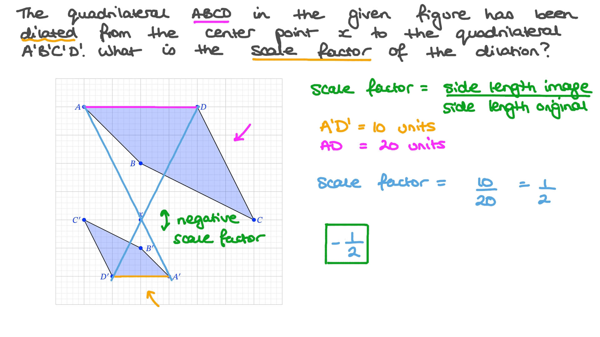 Dilations Worksheet With Answers