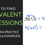 Distributive Property Equivalent Expressions Worksheet