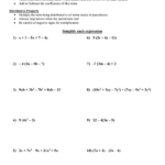 Distributive Property With Variables Worksheet Db excel