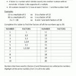 Divisibility Worksheets 4th Grade