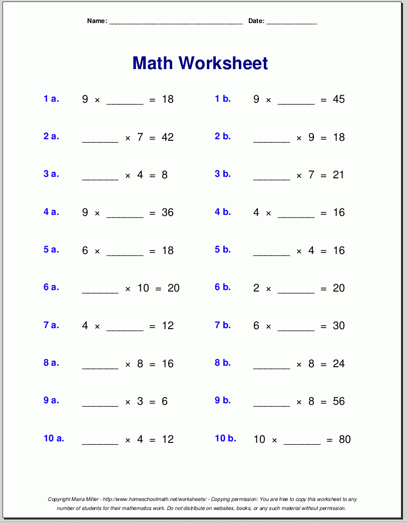 Factor Tree Worksheet 4Th Grade