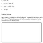 Factoring By Greatest Common Factor Worksheet with Answers