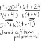 Factoring By Grouping a 4 Term Polynomial Math Algebra Factoring