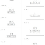 Factoring Difference Of Squares Difference Of Cubes And Sum Of Cubes