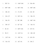 Factoring Difference Of Squares Worksheet Answers Db excel