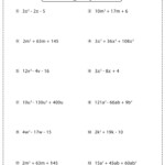 Factoring Polynomials Worksheets With Answer Key