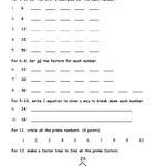 Factors And Multiples Worksheet Pdf Times Tables Worksheets
