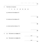 Factors Multiples Primes Worksheet