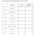 Find The Degree And Leading Coefficient Level 1 Polynomials Algebra