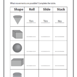 Geometric Solid Shapes Worksheets 99Worksheets