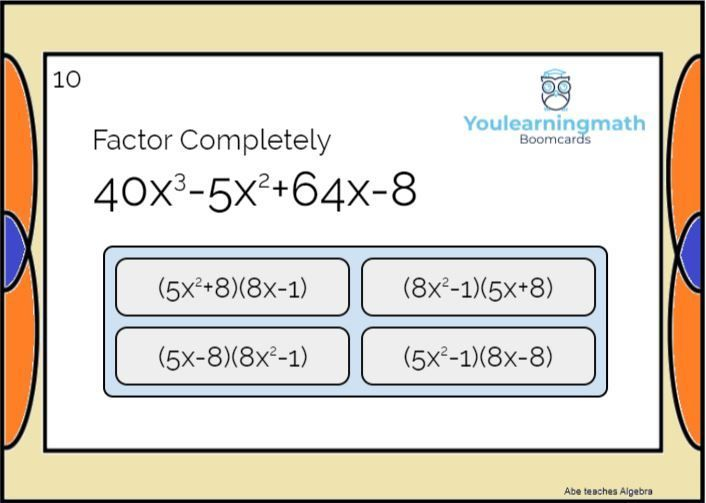 How To Factor 4 Term Polynomials Without Grouping Lovely Pet
