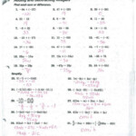 Integer Combine Like Terms Worksheet Key