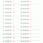 Least Common Multiple Worksheet