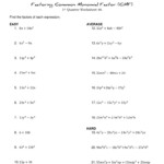 May Sheets Factoring By Grouping Worksheet Math Aids Epidemic