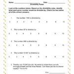 More Divisibility Rules Worksheets K5 Learning Worksheet On