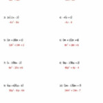 Multiplying Polynomials Worksheets Answer 2020VW COM