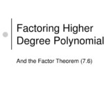 PPT Factoring Higher Degree Polynomials PowerPoint Presentation Free