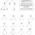 Prime Factorization Tree Worksheet Elegant Use The Prime Factor Trees