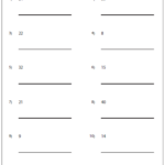 Prime Factorization Worksheet 6th Grade