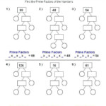 Prime Factorization Worksheet Pdf Prime Factorization Answer Key