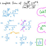 Question Video Simplifying Algebraic Expressions Using Laws Of