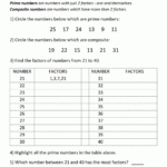Quiz 4Th Grade Factors And Multiples Worksheets For Grade 4