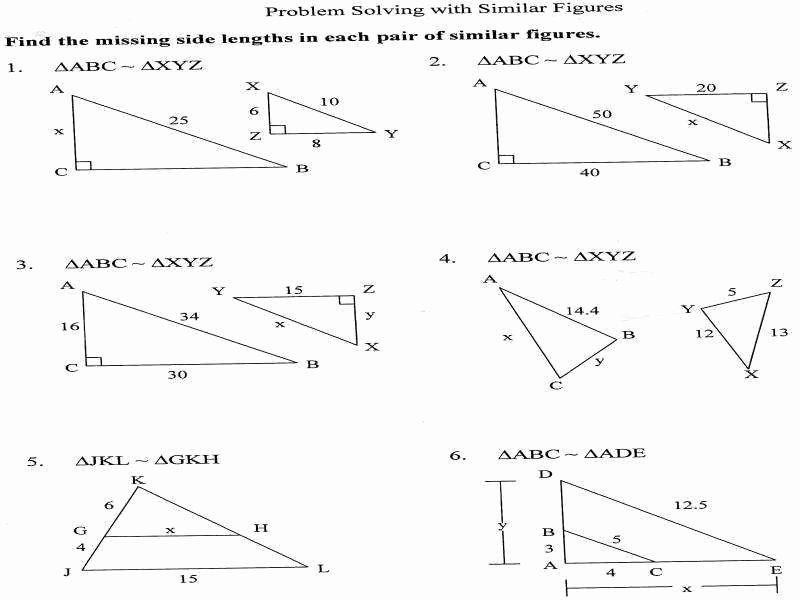 Similar Triangles Worksheet Grade 10 Answers Thekidsworksheet