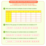 Zuhause Gie e Die Blume Arbeitgeber Factors And Multiples Puzzle