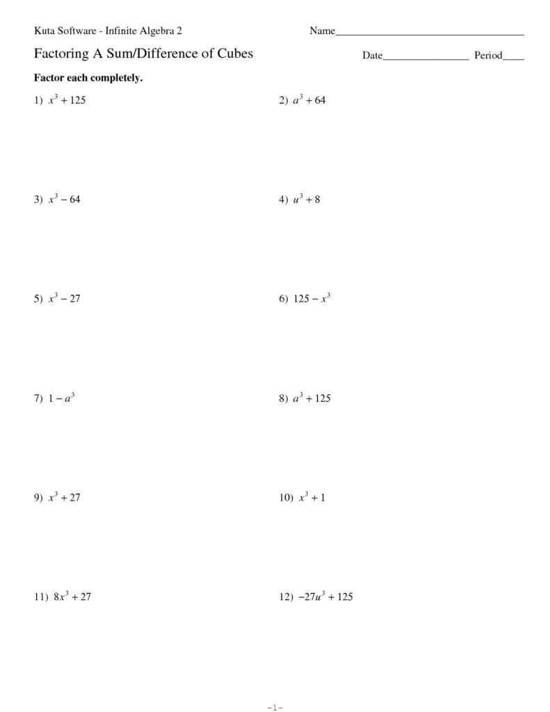 12 Worksheets Multiplying Difference Of Squares Worksheeto