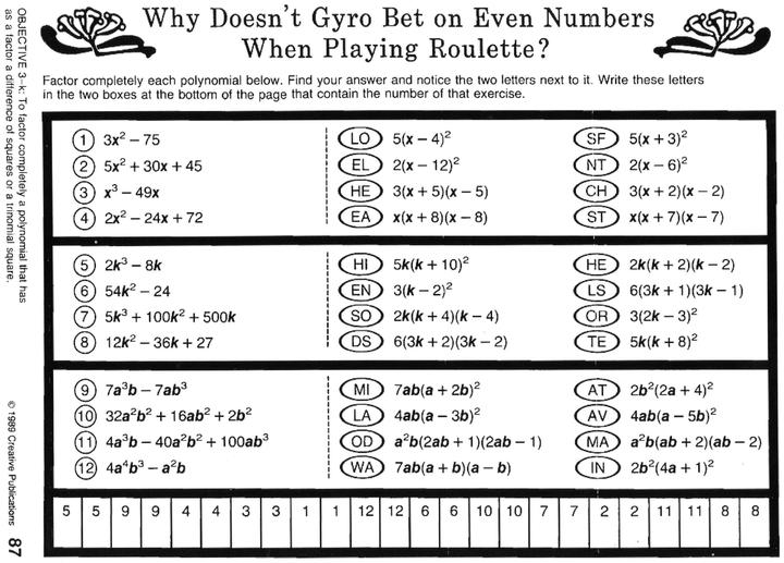 17 Fun Polynomial Worksheets Worksheeto