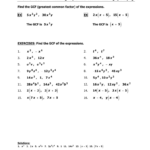 39 Factoring Polynomials Worksheet Answers Worksheet For Fun