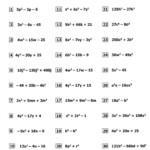 40 Factoring Difference Of Squares Worksheet Worksheet Works