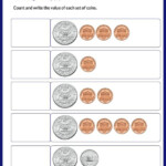 Counting Money Worksheets For 1st Graders Online SplashLearn