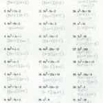 Factoring Polynomials Worksheets With Answers