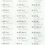 Factoring Polynomials Worksheets With Answers Factoring Polynomials