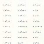 Factoring Trinomials Worksheet Answers Awesome 10 Best Of Factoring