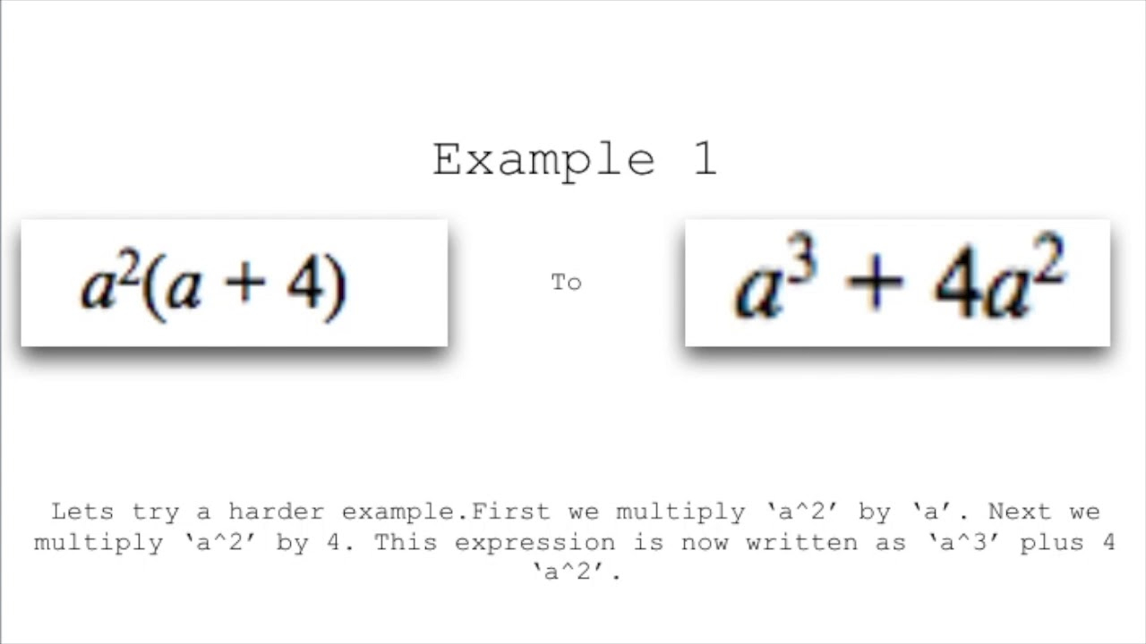 Factorising Algebraic Expressions By Taking Out Common Algebraic 