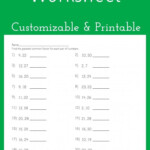 Greatest Common Factor Worksheet Customizable And Printable