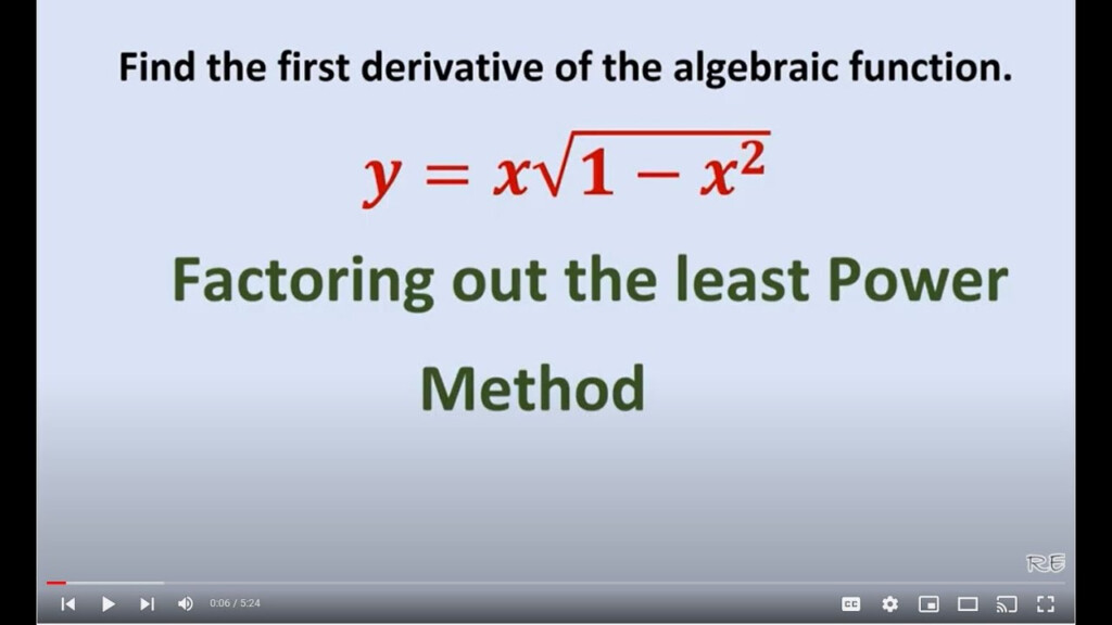 How To Factor Out Least Powers Factoring Out The Least Power Chain 